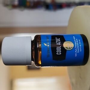 Young Living Cool Azul Essential Oil - Blue and White